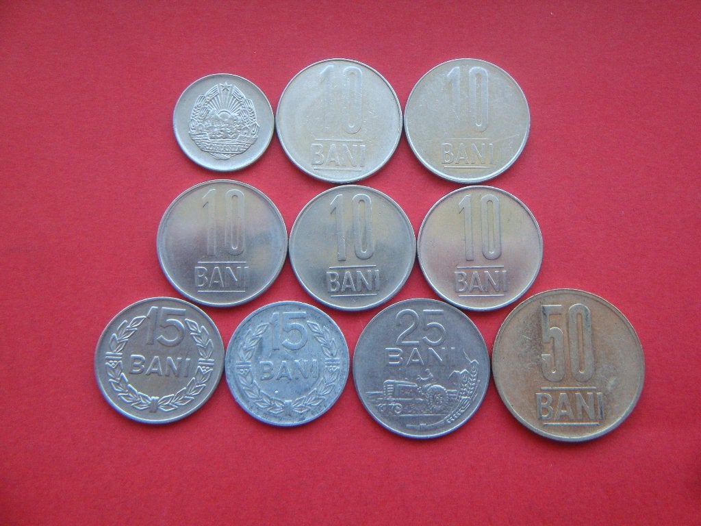 Kavel Roemenië setje 5, 10, 15, 25 en 50 Bani 1966 / 2016., Verzenden, Overige landen, Setje