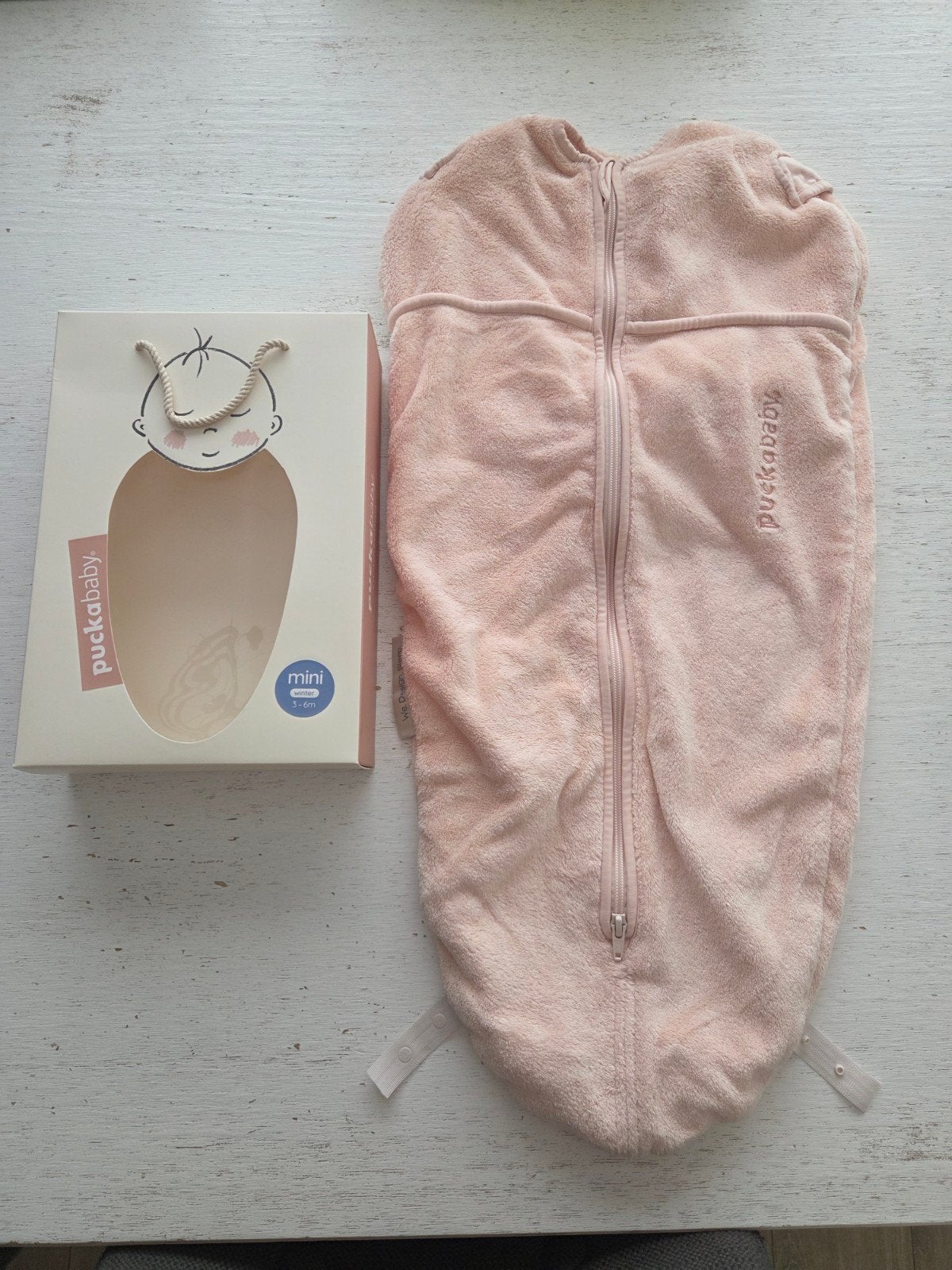 Puckababy Mini Winter Slaapzak 3-6 maanden, Ophalen of Verzenden, Zo goed als nieuw, Slaapzak, Puckababy