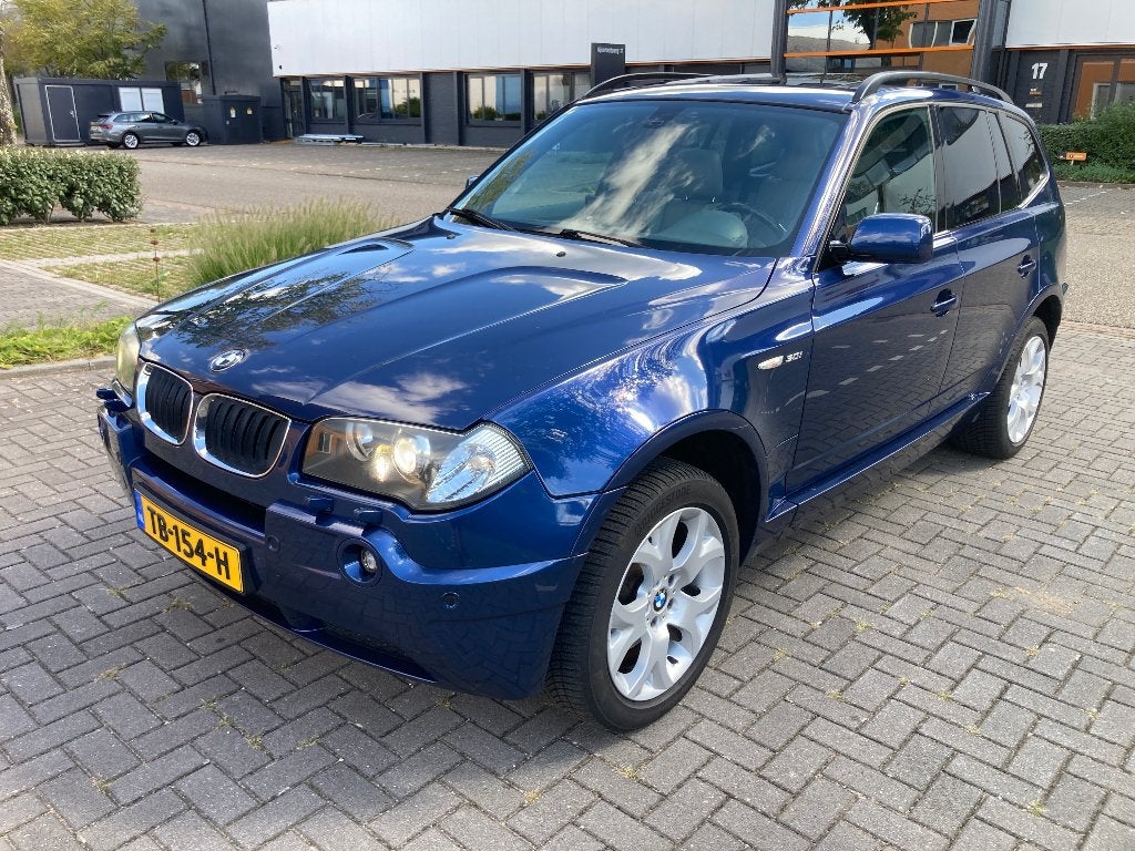 BMW X3 E83 3.0i  met alle denkbare opties!, Auto's, Automaat, 2000 kg, Blauw, Particulier