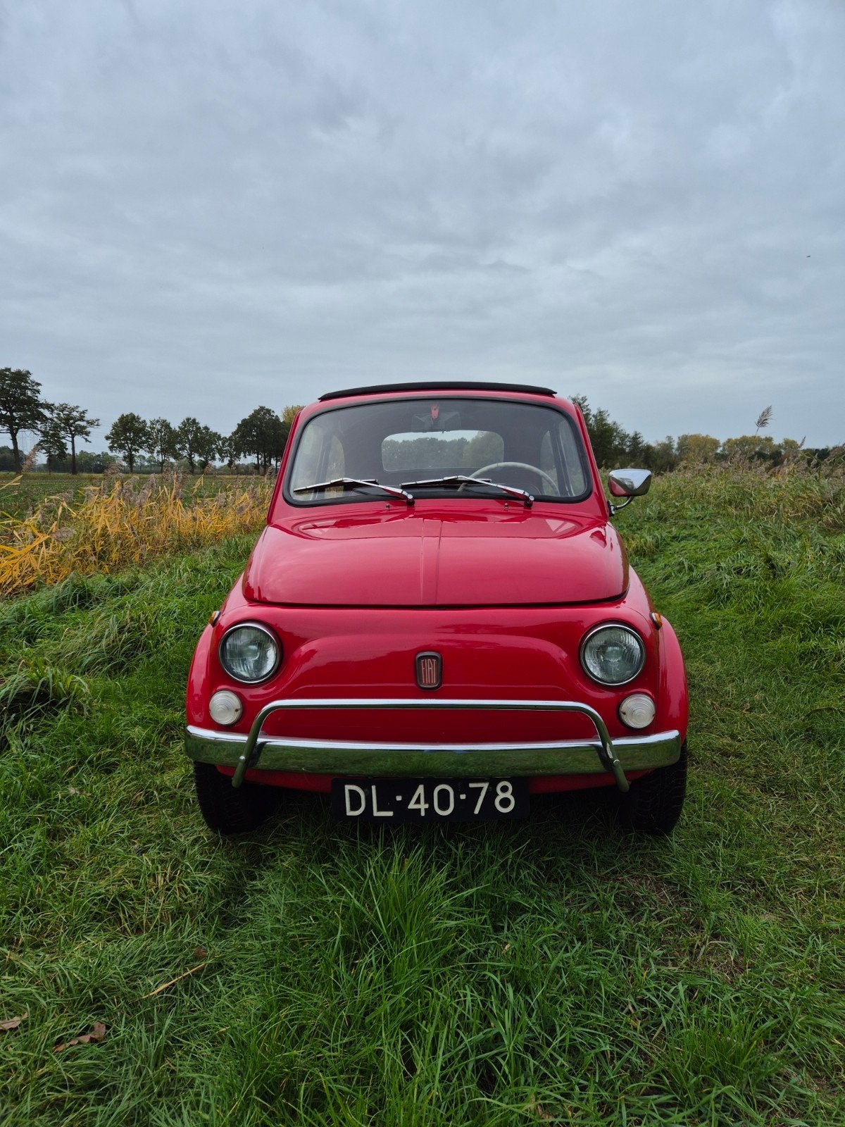 Fiat 500 F 1968, Auto's, Achterwielaandrijving, Zwart, 499 cc, Leder