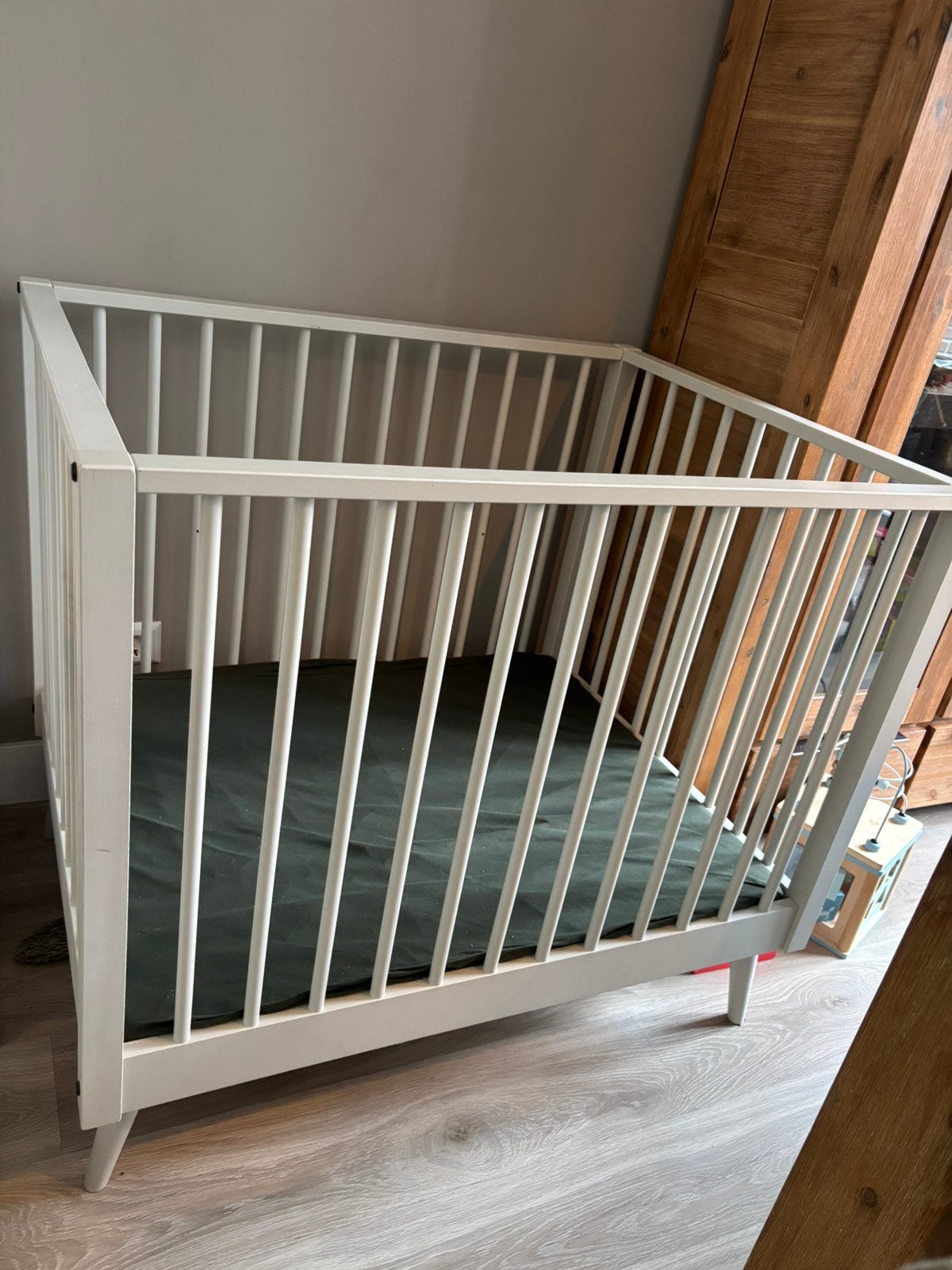 Baby box beige mat (incl. matras en hoeslakens), Ophalen, Gebruikt