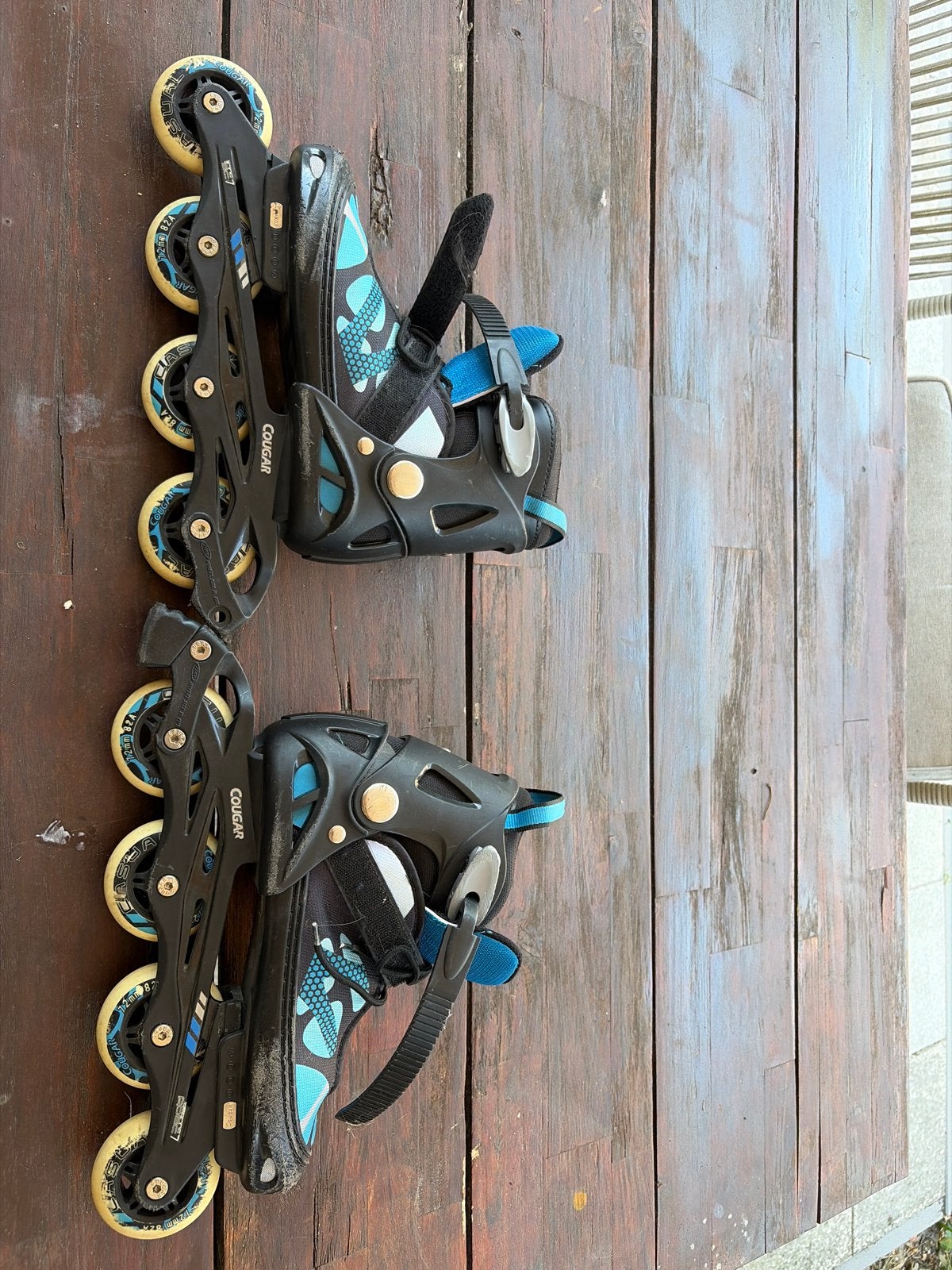 Cougar Inline Skates - Verstelbaar en Gebruikt, Overige merken, Kinderen, Ophalen of Verzenden, Inline skates 4 wielen