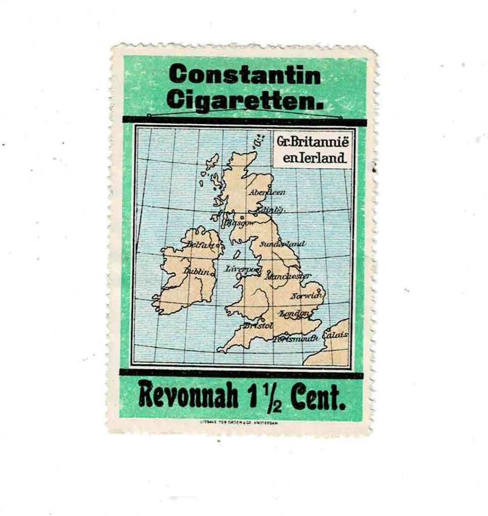Oude sluitzegel van "CONSTANTIN", Verzamelen, Merken en Reclamevoorwerpen, Verzenden, Zo goed als nieuw, Overige typen