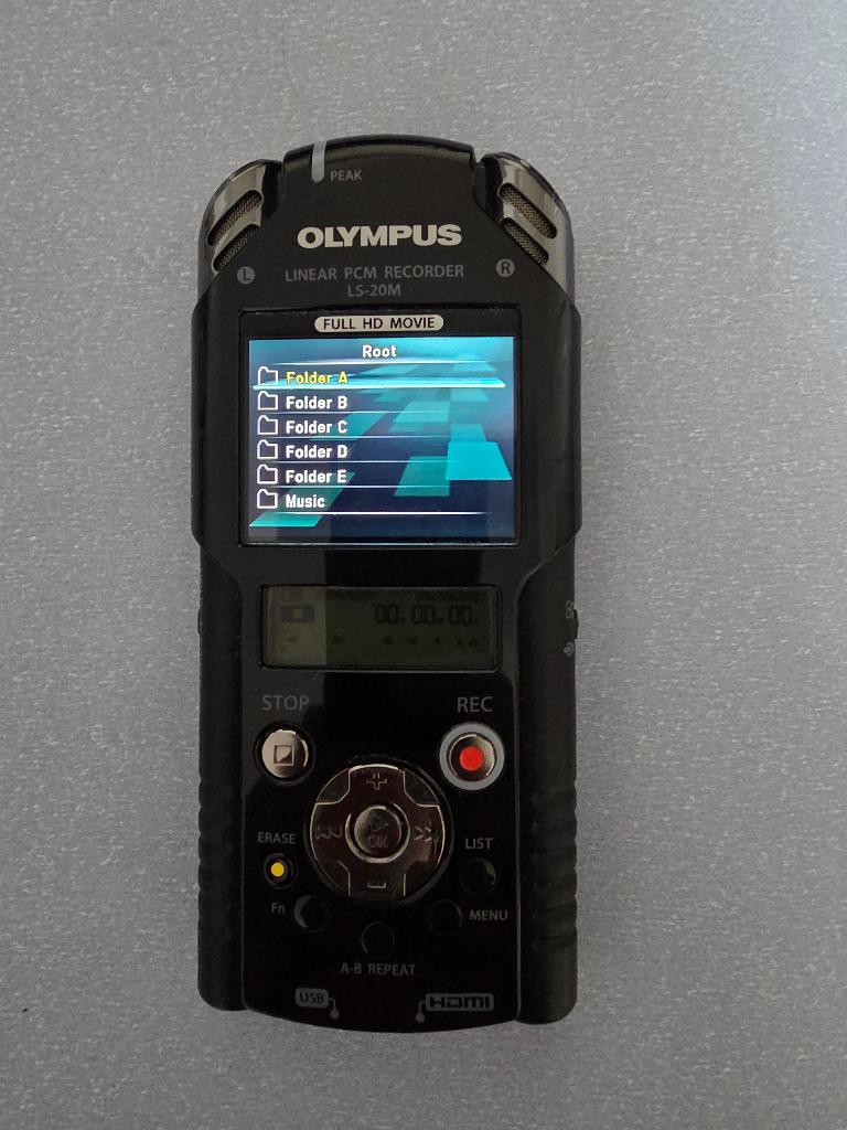 Olympus LS-20M audio/video recorder, Ophalen of Verzenden, Gebruikt, Audio