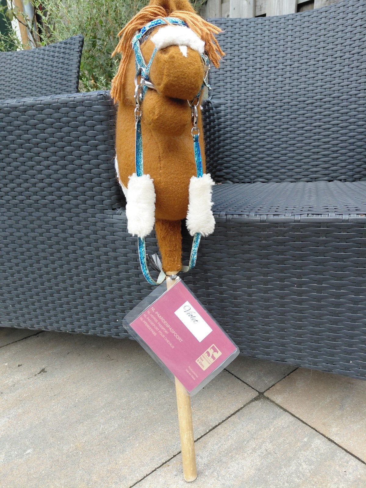 Uniek handgemaakt stokpaardje - Hobby Horse, Ophalen, Gebruikt, Jongen of Meisje