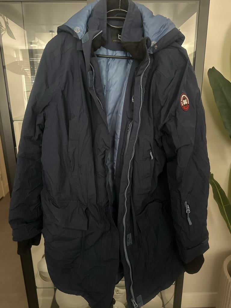 Donkerblauwe BPC Bonprix Collection Winterjas Maat 46, Kleding | Dames, Jassen | Winter, Ophalen of Verzenden, Zo goed als nieuw