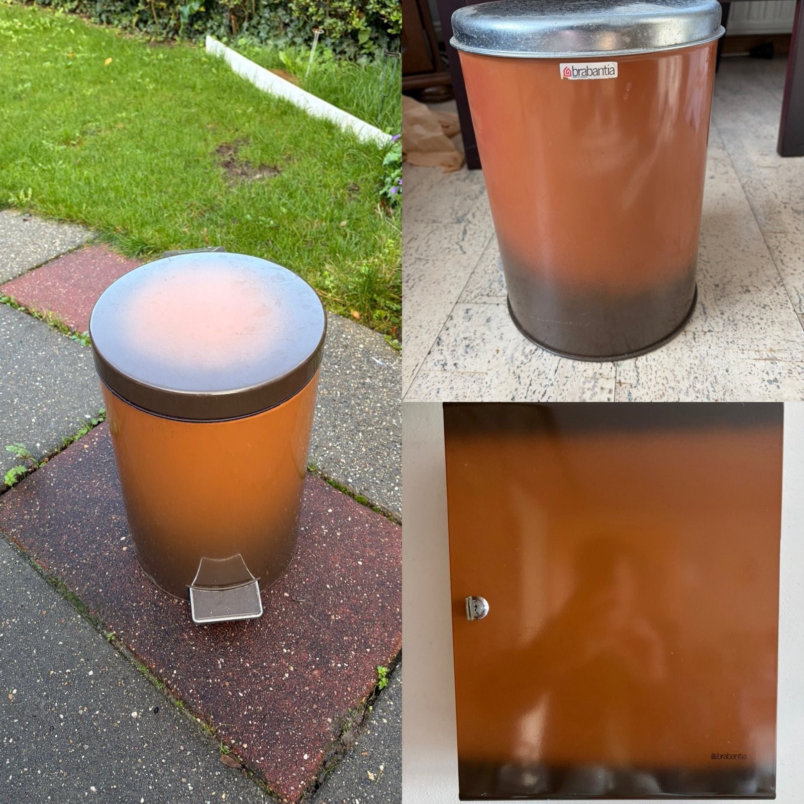 Vintage Brabantia Afvalemmer,Medicijnkastje voorraadblik., Ophalen, Huis en Inrichting