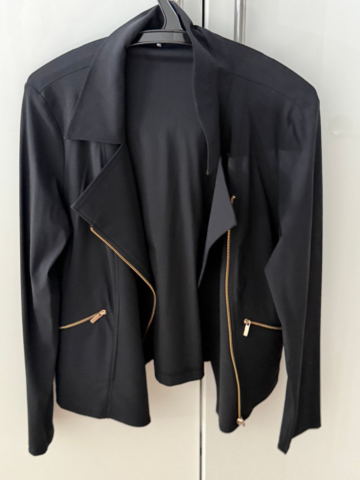Studio Anneloes biker jasje zwart maat L, Ophalen of Verzenden, Zo goed als nieuw, Maat 42/44 (L), Zwart
