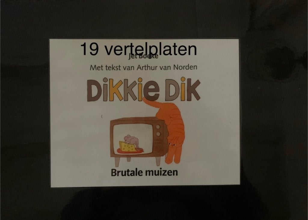 Dikkie Dik, waar ben je? Kamishibai en boek, Ophalen