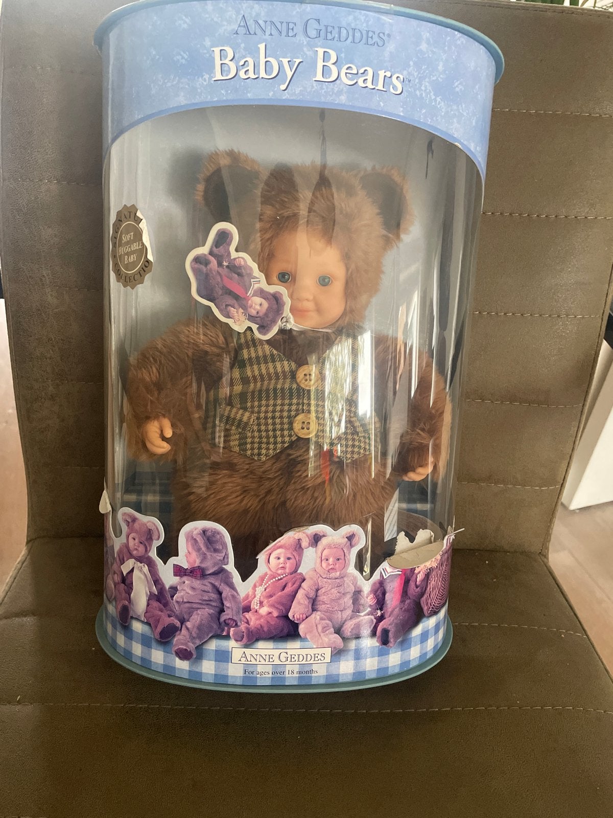 Anne Geddes Baby Bears pop - Nieuw in verpakking, Kinderen en Baby's, Ophalen, Nieuw, Babypop