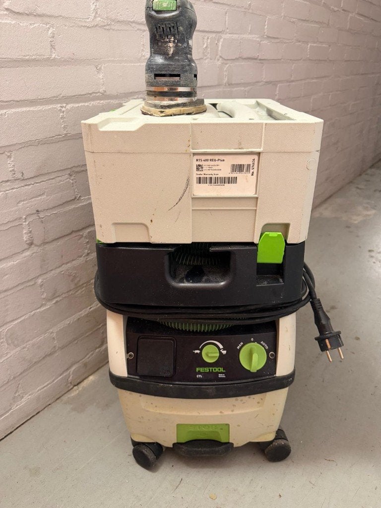 Festool schuurmachines en stofzuiger, Ophalen, Gebruikt, 1200 watt of meer, Overige typen