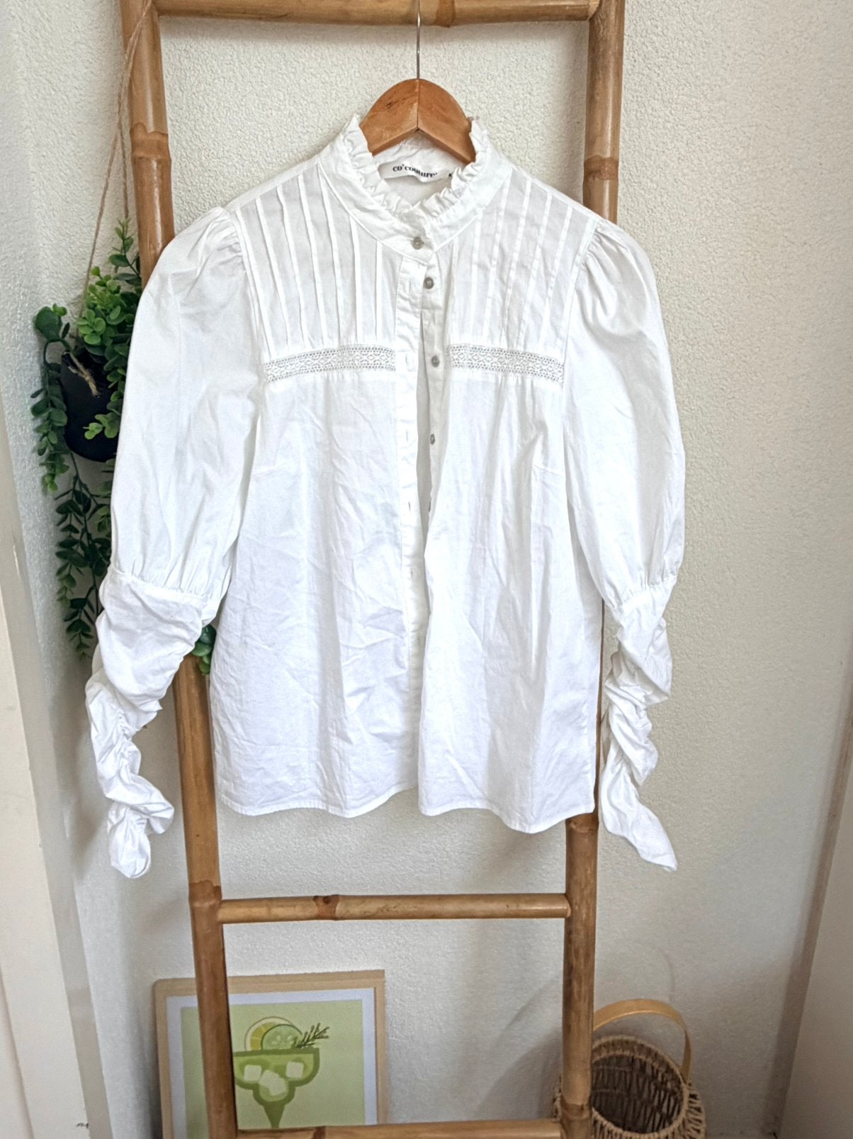 Co’Couture blouse maat M, Ophalen of Verzenden, Zo goed als nieuw, Maat 38/40 (M), Wit