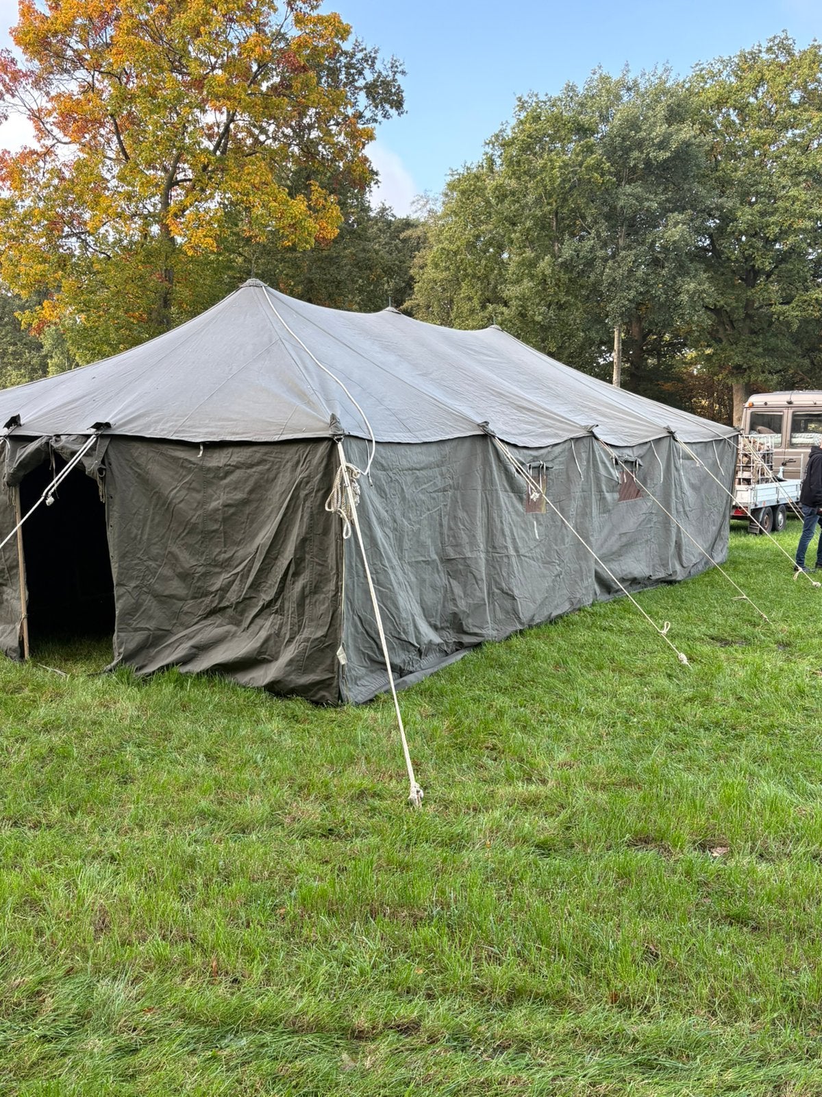 Te huur legertent leger tent 10x5 meter groepstent huren, Ophalen, Landmacht, Nederland