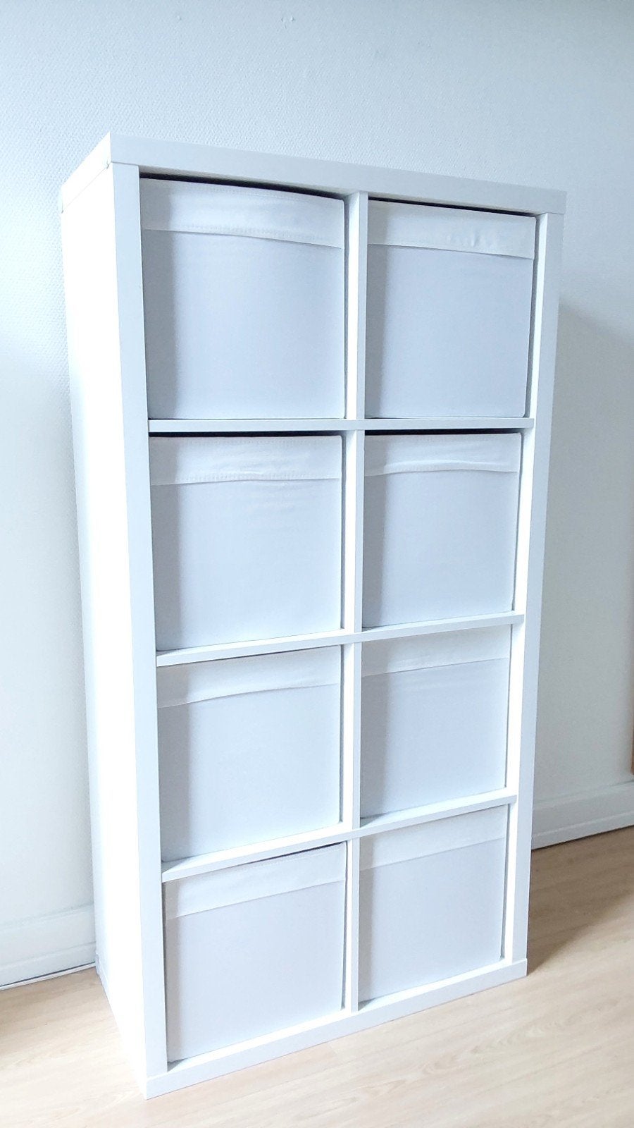 IKEA Kallax Kast 8 Vakken met Opbergboxen, Ophalen