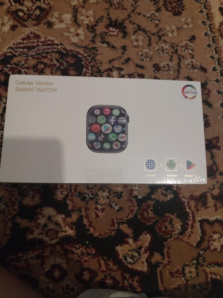 X5G Silver Gray Smartwatch  16GB+256GB  met simkart, Nieuw, Ophalen of Verzenden, Waterdicht, X5G
