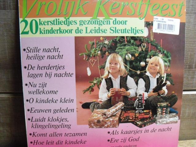 Vrolijk Kerstfeest Met Kinderkoor De Leidse Sleuteltje LP, Cd's en Dvd's, Vinyl | Nederlandstalig, Complilatie, Gebruikt, Ophalen of Verzenden