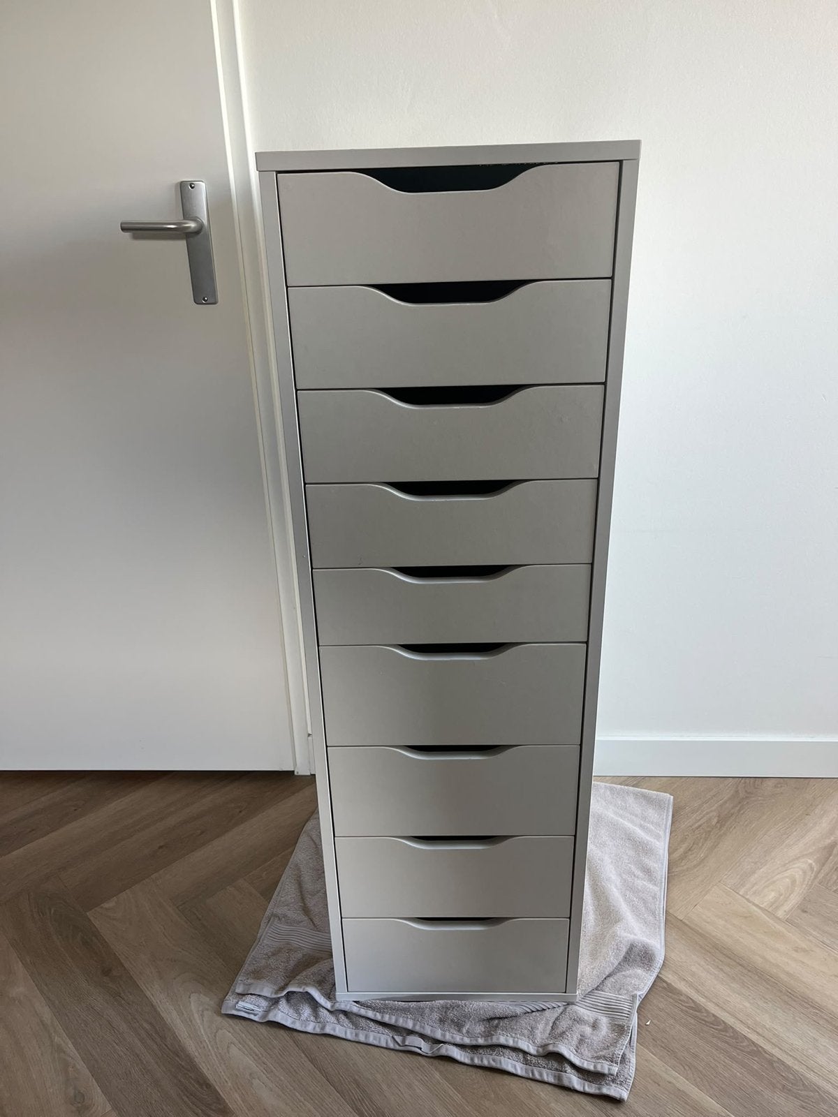 IKEA ALEX Ladeblok met 9 laden - Wit, Huis en Inrichting, Ophalen, Overige materialen, Minder dan 50 cm, Gebruikt