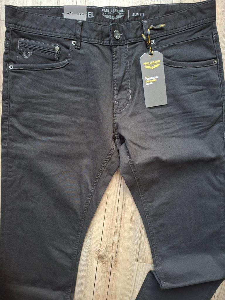 PME LEGEND Tailwheel slimfit jeans W38 L32 zwart, W36 - W38 (confectie 52/54), Zwart, Nieuw, Ophalen of Verzenden