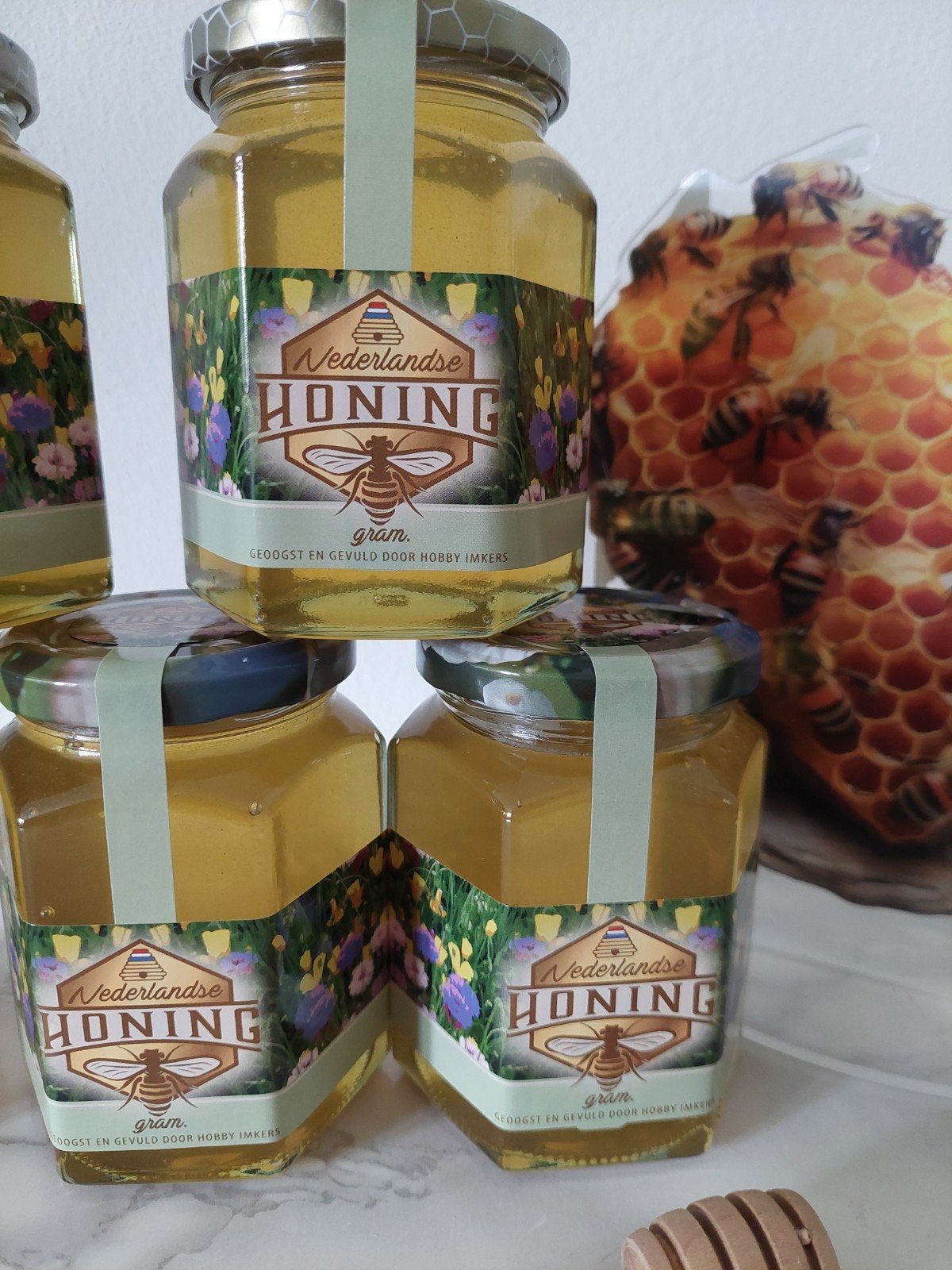 rauwe honing in potjes, Ophalen of Verzenden