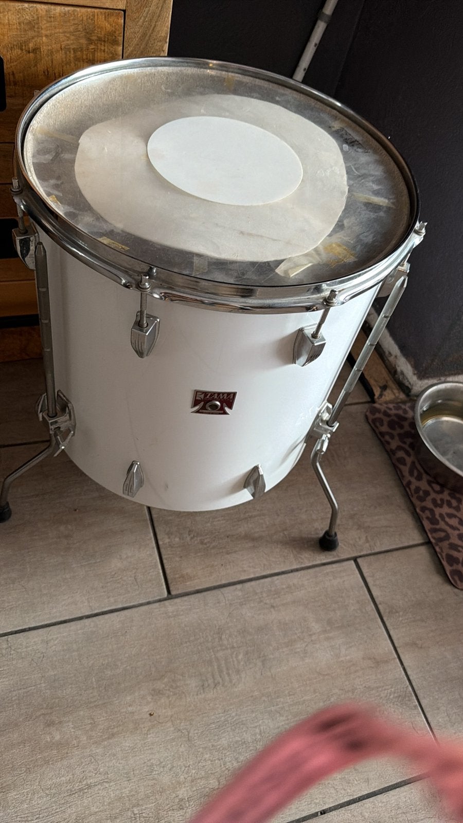 Tama floortom / pearl trommel, Muziek en Instrumenten, Ophalen, Zo goed als nieuw, Tama