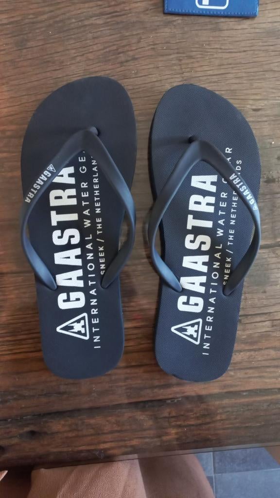 Gaastra slippers maat 43/44, Kleding | Heren, Schoenen, Slippers, Gaastra, Zwart, Nieuw