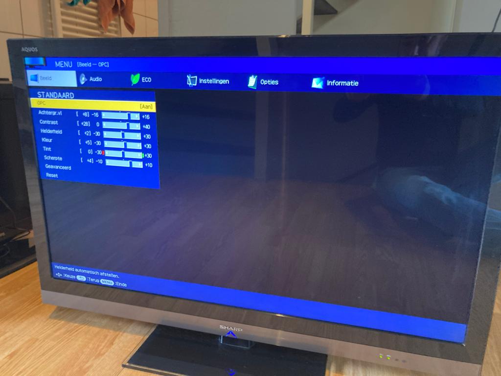 Sharp Aquos LCD TV - 40 inch, Ophalen, Gebruikt, 50 Hz, 100 cm of meer