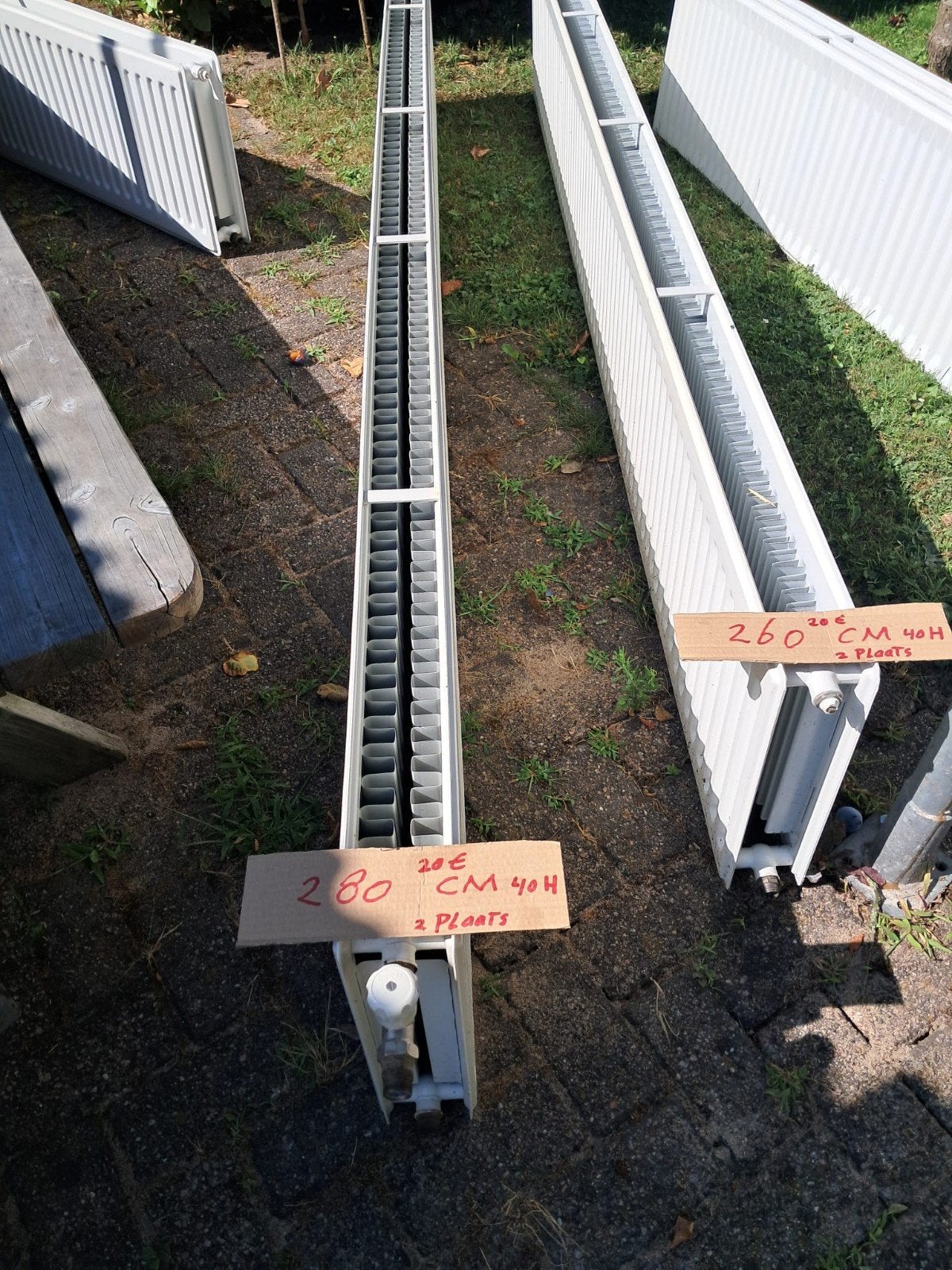 Radiatoren, Doe-het-zelf en Verbouw, Verwarming en Radiatoren, Ophalen, 150 cm of meer, Radiator, 30 tot 80 cm