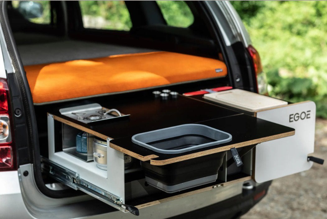 Egoe Nest Tramp: Compacte Camperbox voor Auto, Caravans en Kamperen, Camper-accessoires, Ophalen, Gebruikt
