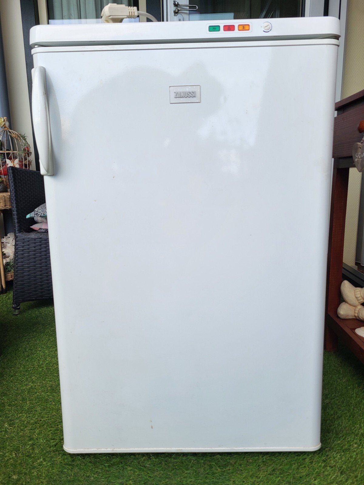 Goed werkende tafelmodel vriezer met 3 lades Zanussi., Witgoed en Apparatuur, Gebruikt, Minder dan 85 cm, Minder dan 60 cm, Vrijstaand