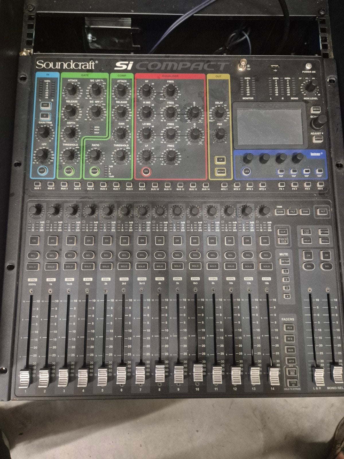Soundcraft Si Compact, Ophalen, Gebruikt, 10 tot 20 kanalen, Microfooningang
