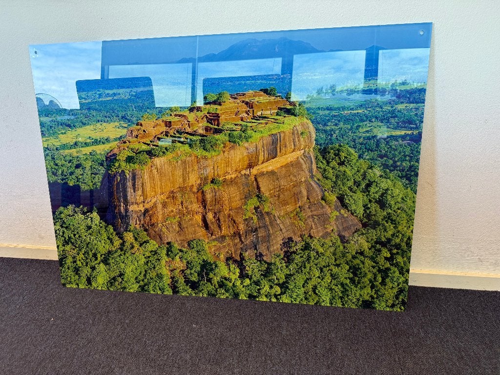 Grote Wanddecoratie Sigiriya Sri Lanka - Foto op Glas, Ophalen, 50 – 75, Lucas@dealdonkey.com, Zo goed als nieuw