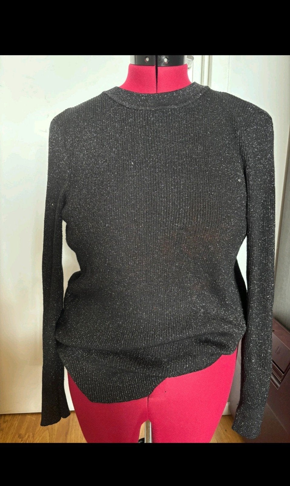 nieuwe zwarte trui met zilver Hema maat Xl, Zwart, Maat 46/48 (XL) of groter, Nieuw, Ophalen of Verzenden
