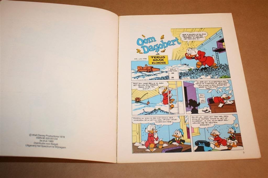 Oom Dagobert 2. In Terug naar Klondike., Eén stripboek, Ophalen of Verzenden, Gelezen