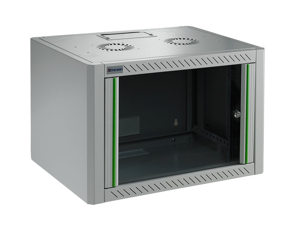 Patchkast 9U 19 inch wandkast 600x560x512, extra diep, Computers en Software, Serverkasten, Nieuw, Glas, Plaatstaal, Ophalen of Verzenden