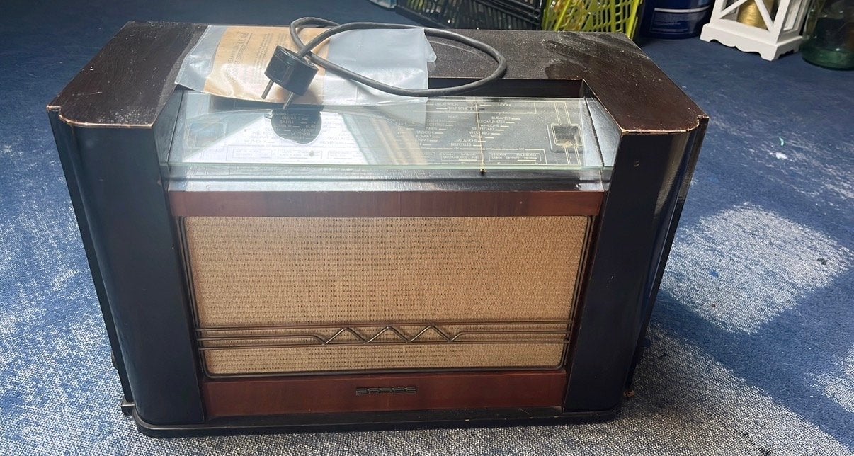 Vintage Erres Radio KY 466 - Klassieke buizenradio, Ophalen of Verzenden, Gebruikt, Radio