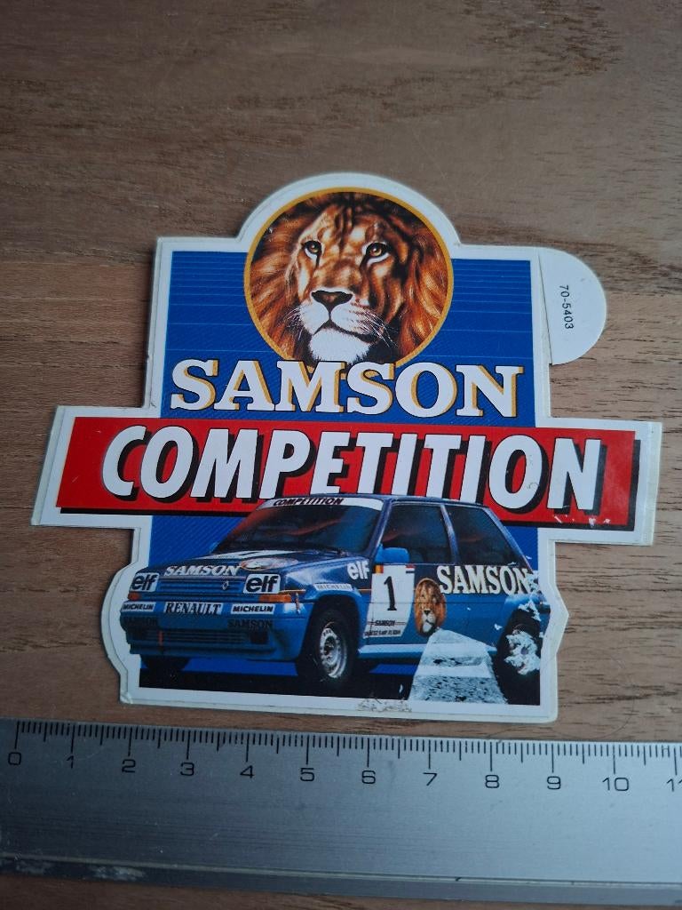 Stickers samson competition, Verzamelen, Stickers, Ophalen of Verzenden, Zo goed als nieuw