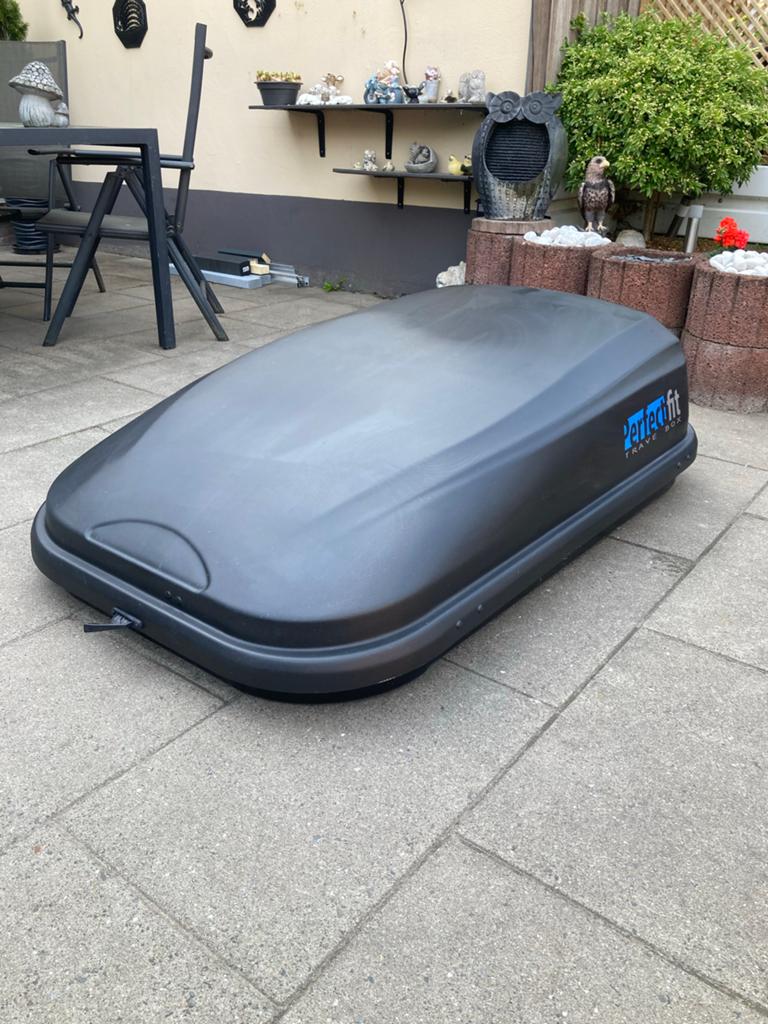 Perfect Fit Travelbox Dakkoffer - 420 liter, Auto diversen, Dakkoffers, Ophalen, Zo goed als nieuw