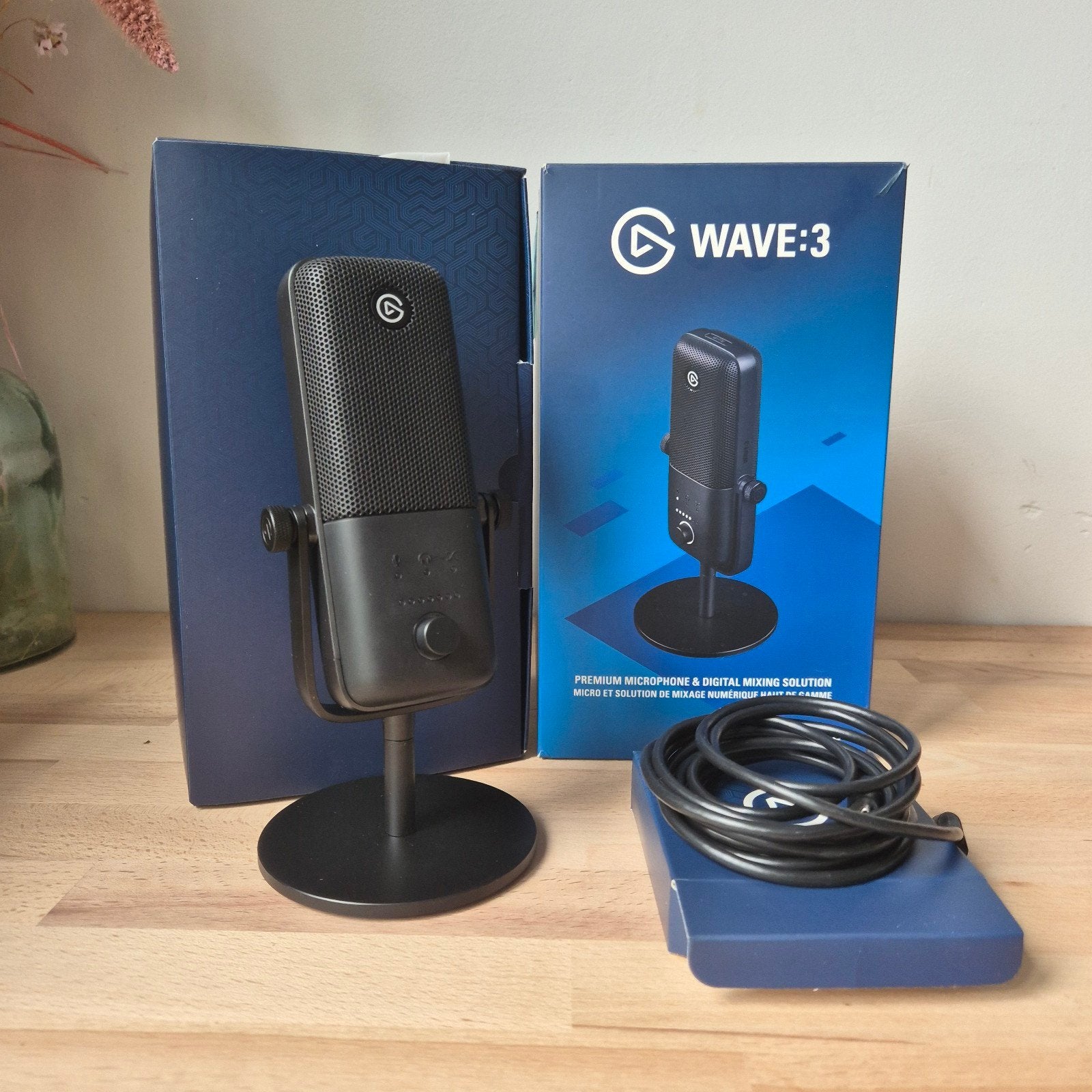 Elgato Wave:3 Microfoon - Zo goed als nieuw, Ophalen of Verzenden, Nieuw