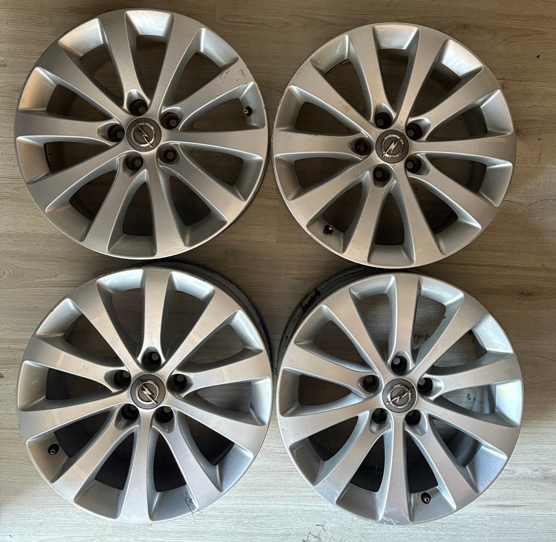 17 inch Opel velgen 5x110 (Astra / Zafira / Vectra), Auto-onderdelen, Ophalen, Gebruikt, Velg(en), 17 inch