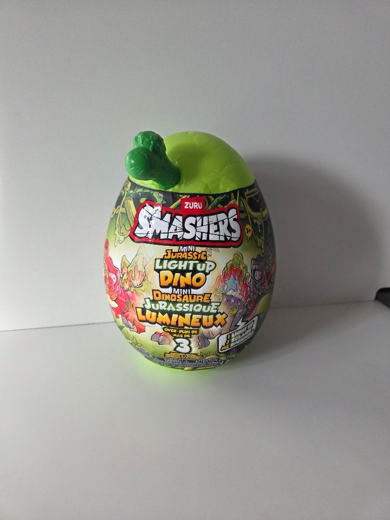 ZURU Smashers Mini Jurassic Light Up Dino Ei - Nieuw, Ophalen of Verzenden, Nieuw