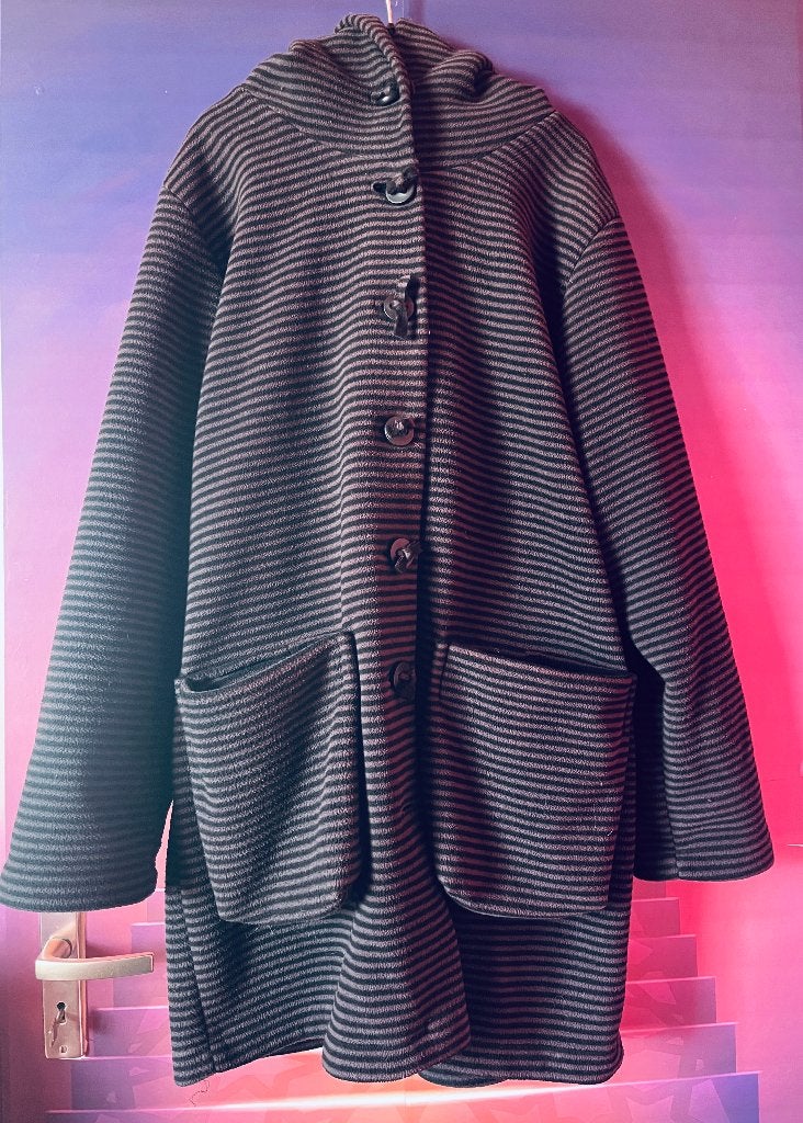 Super gave fleece jas/mantel met capuchon 44/46 nu 54,99€, Overige kleuren, Maat 42/44 (L), Ophalen of Verzenden, Gedragen
