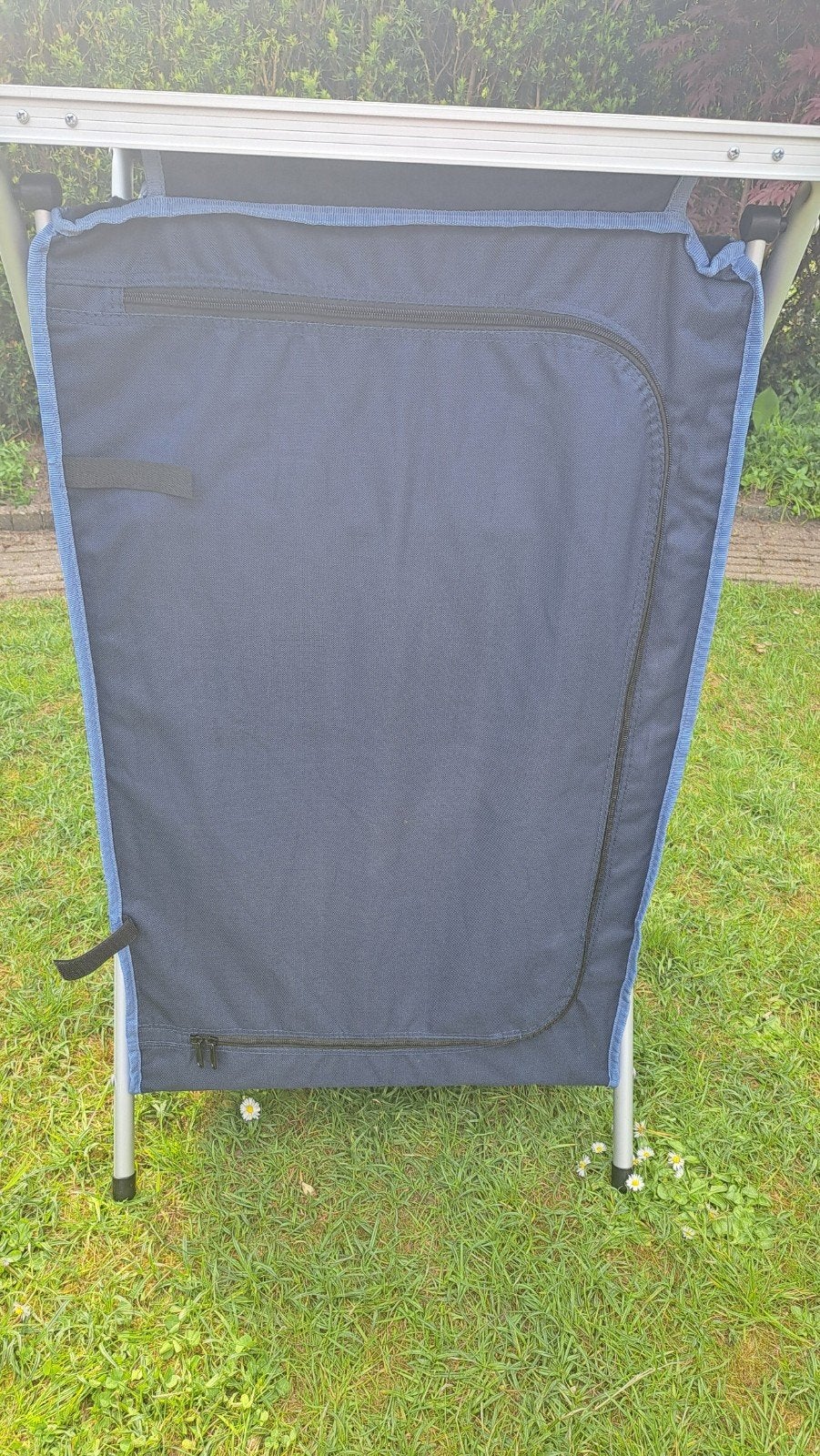 Handig opvouwbaar campingkastje met 3 planken en draagtas, Caravans en Kamperen, Ophalen, Zo goed als nieuw