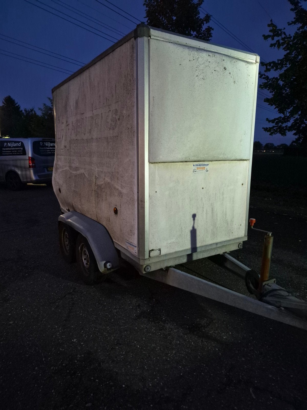 gesloten aanhanger opknapper, Ophalen of Verzenden, Gebruikt