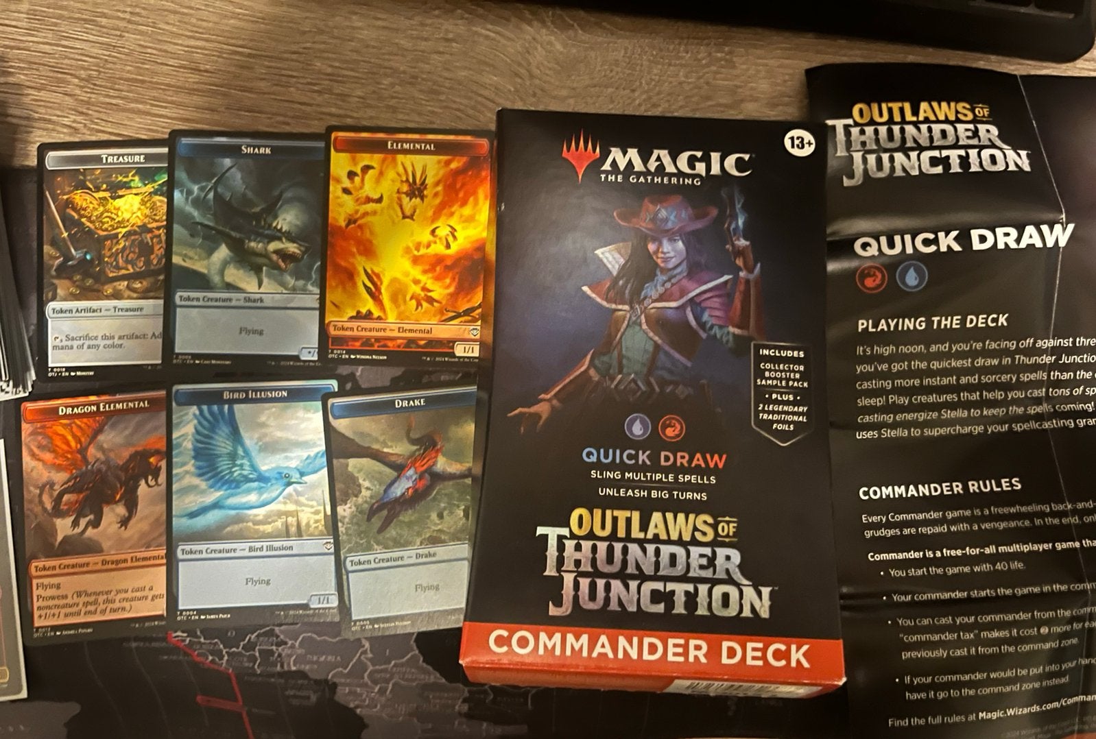 Quick Draw | MTG Commander, Ophalen of Verzenden, Zo goed als nieuw, Speeldeck, Foil
