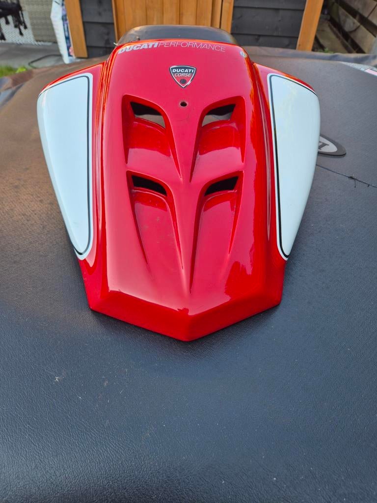 Ducati Performance Monoposto Cover Rood/Wit, Motoren, Ophalen of Verzenden, Gebruikt