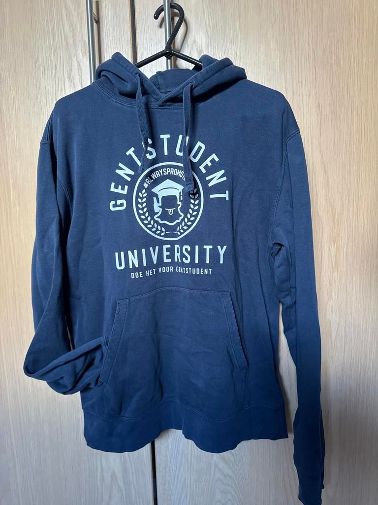 Russell hoodie Gentstudent University mt M, Ophalen of Verzenden, Zo goed als nieuw, Maat 48/50 (M), Blauw