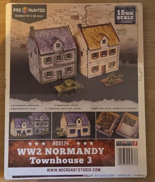 Townhouse 3 terrein, Hobby en Vrije tijd, Wargaming, Nieuw, Ophalen of Verzenden, Historisch, Geverfd
