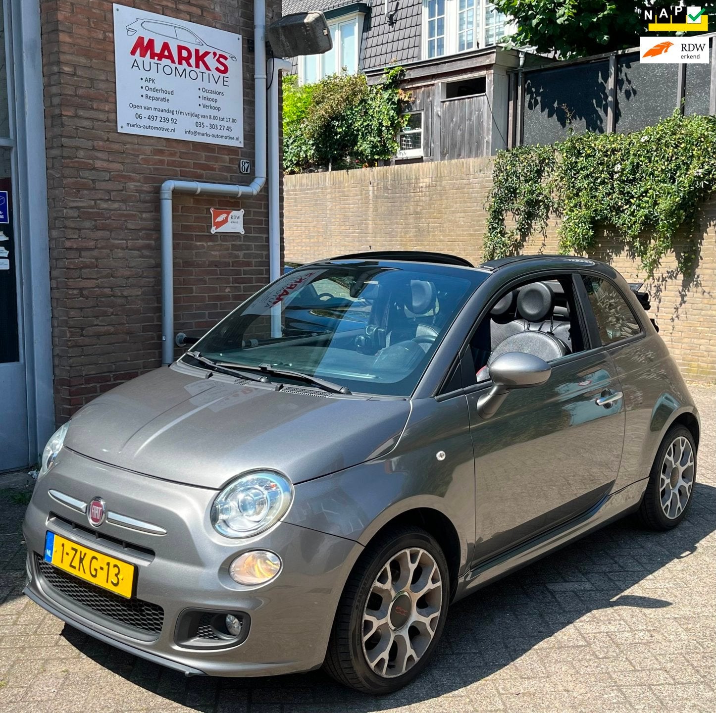 Fiat 500 C 0.9 TwinAir Turbo 500S Cabrio, Cabriolet, Bedrijf, Handgeschakeld, 26 km/l