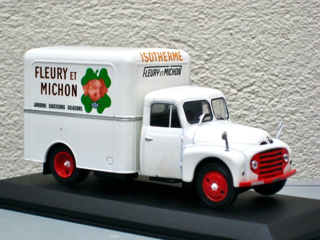 Citroen U 23 1954 koelwagen Fleury & Michon Altaya 1:43, Ophalen of Verzenden, Nieuw, Auto, Overige merken