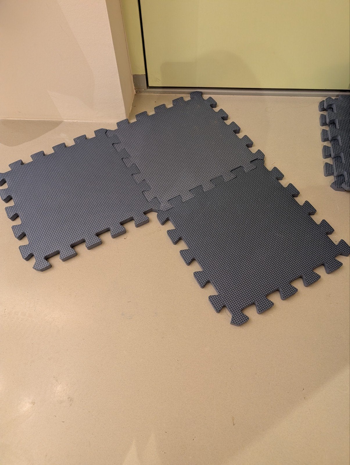 27 EVA Speelmatten - 2.3m² - 12mm dik - Grijs, Ophalen of Verzenden, Zo goed als nieuw, Speelkleed